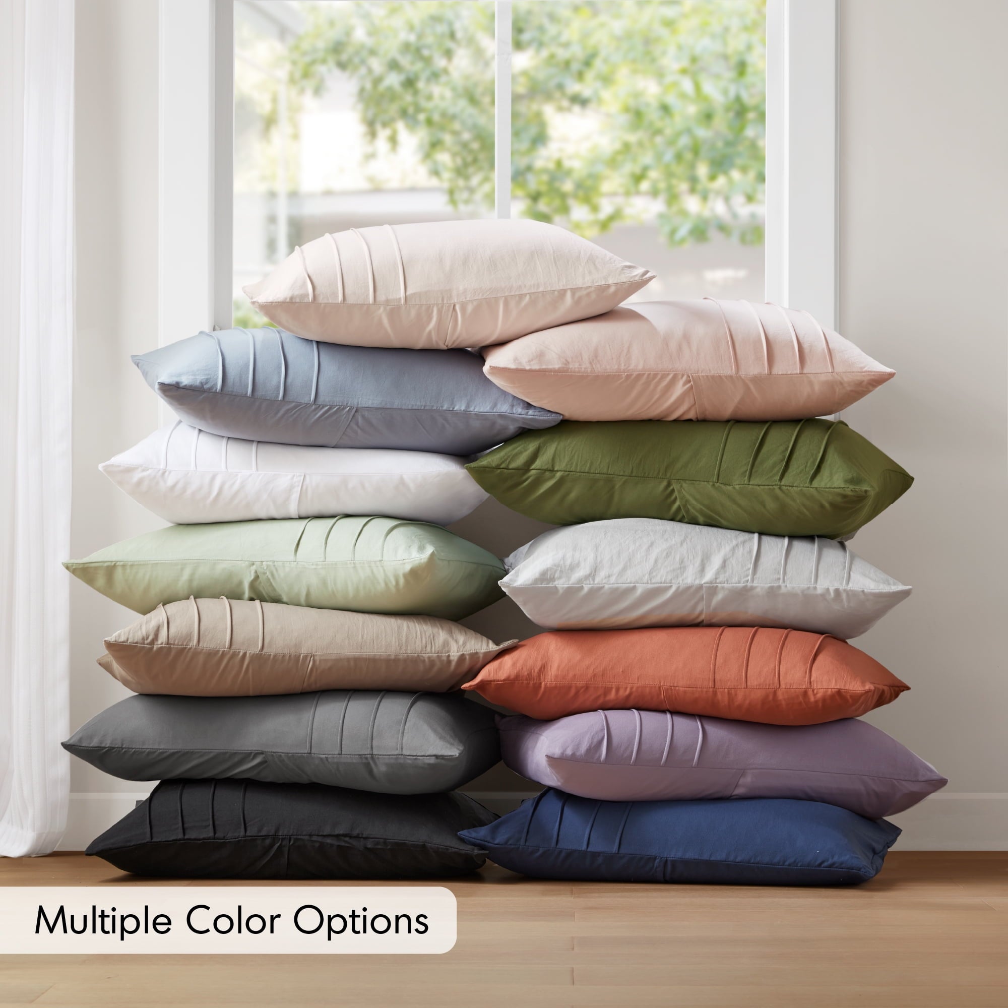 Vinmora™ Regency Heights Queen Comforter Set, Boho 3-Piece Pintuck - Premium Comforter Set by Vinmora™