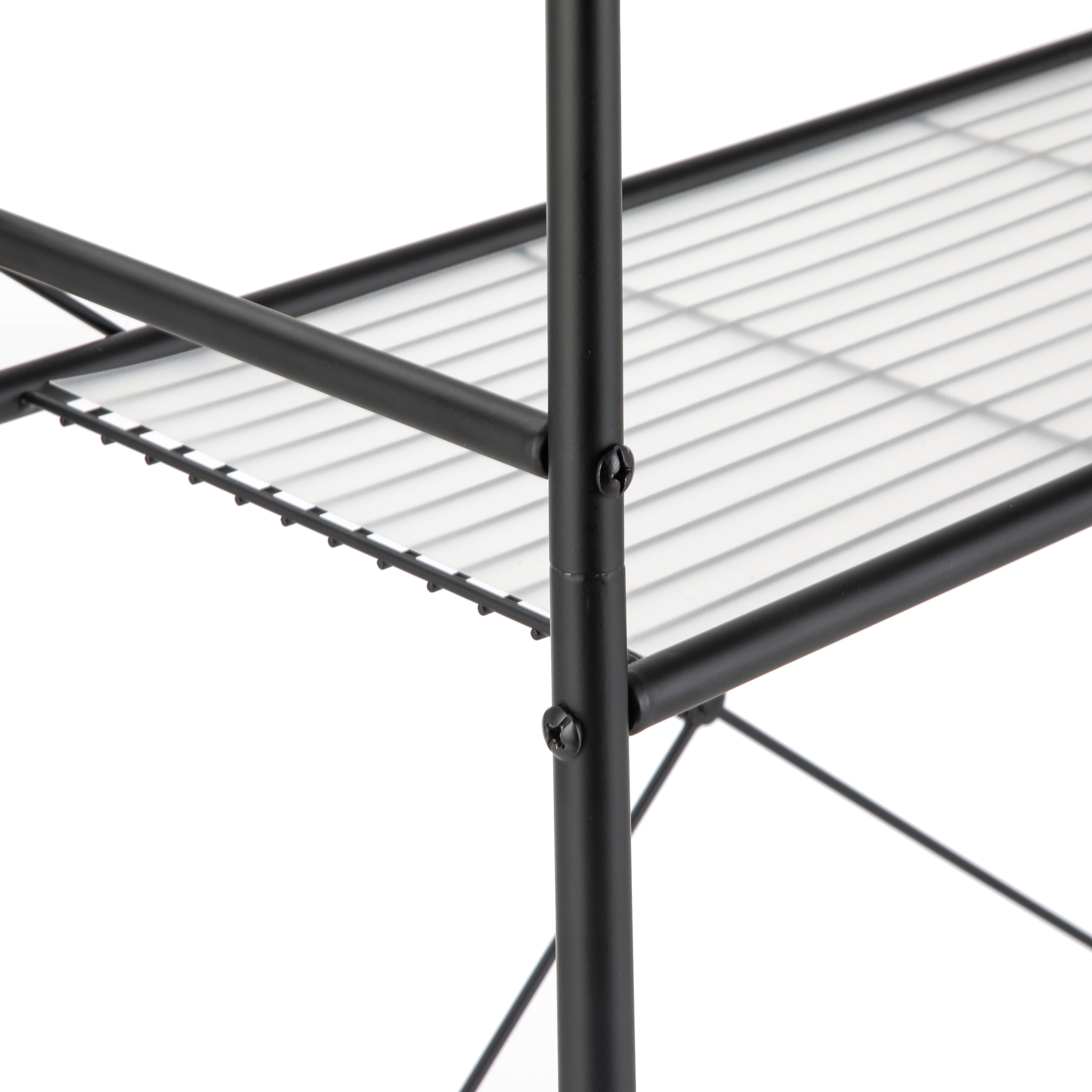 Vinmora™ Over-the-Toilet Steel Storage Unit with 3 Shelves and - Premium Bedding & Home by Vinmora™