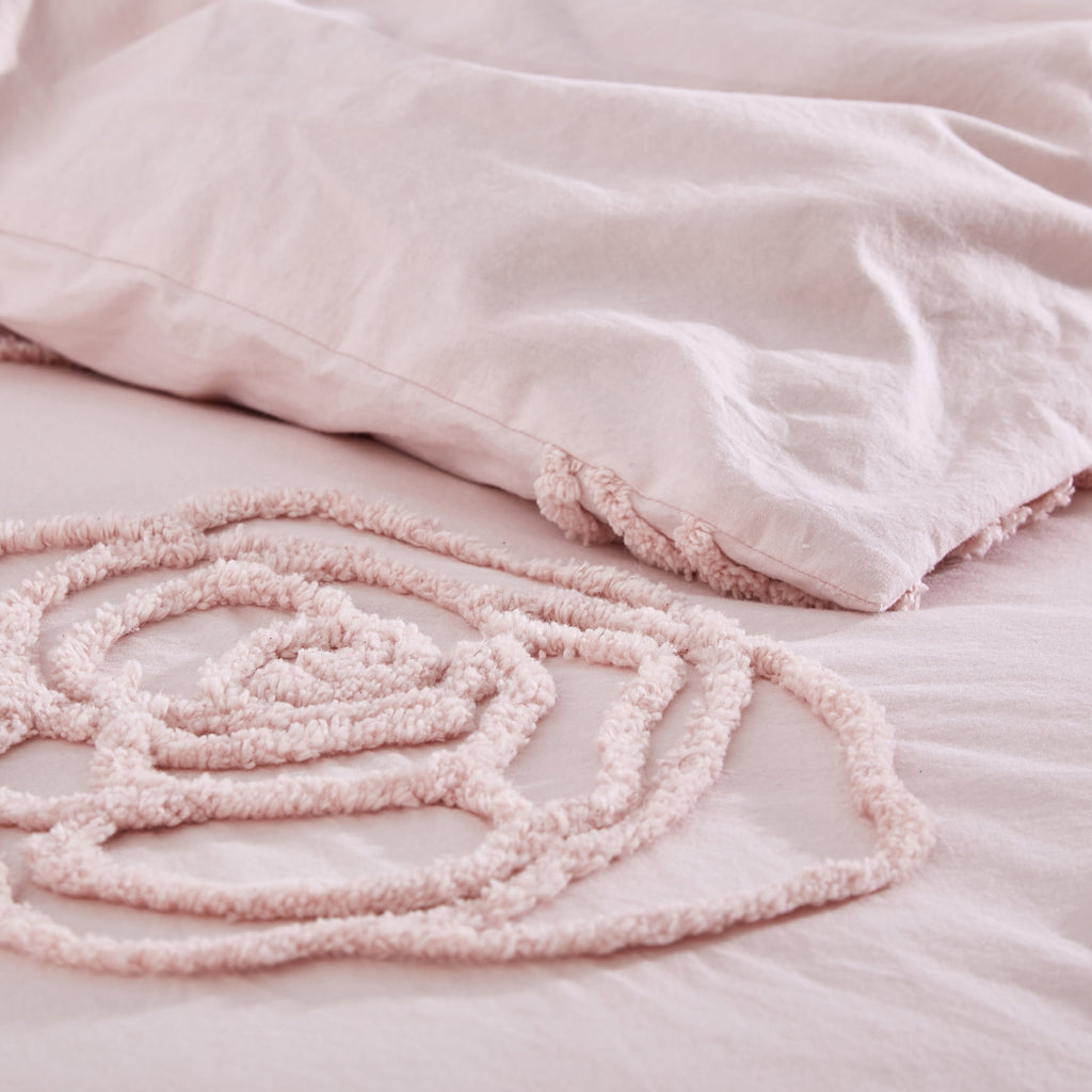 Vinmora™ Betsey Johnson Rambling Rose Pink Twin Duvet Cover - Premium Comforter Set by Vinmora™