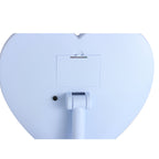 Vinmora™ 11.26" Tall Light Blue Plastic Frame Tabletop Heart - Premium Bedding & Home by Vinmora™