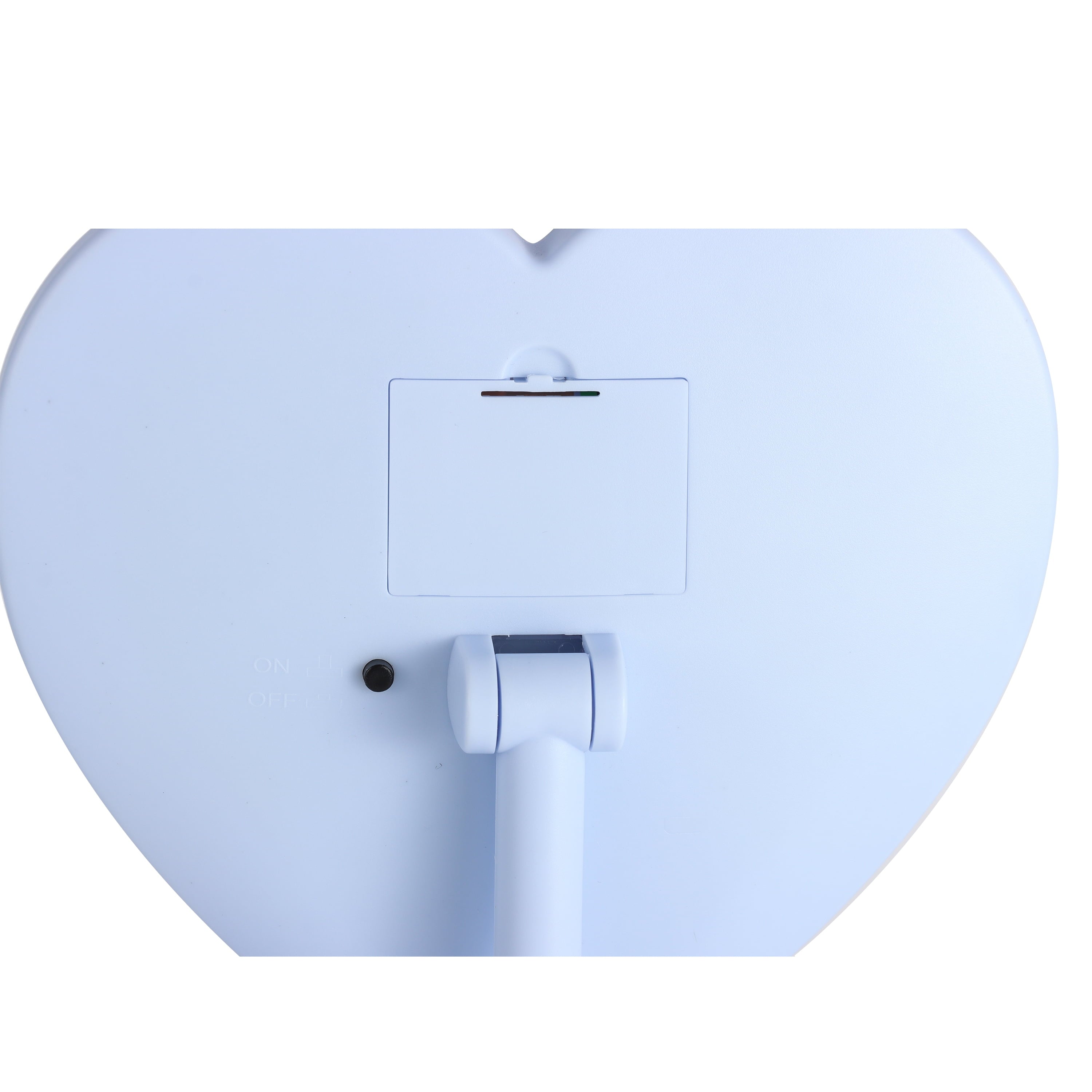 Vinmora™ 11.26" Tall Light Blue Plastic Frame Tabletop Heart - Premium Bedding & Home by Vinmora™