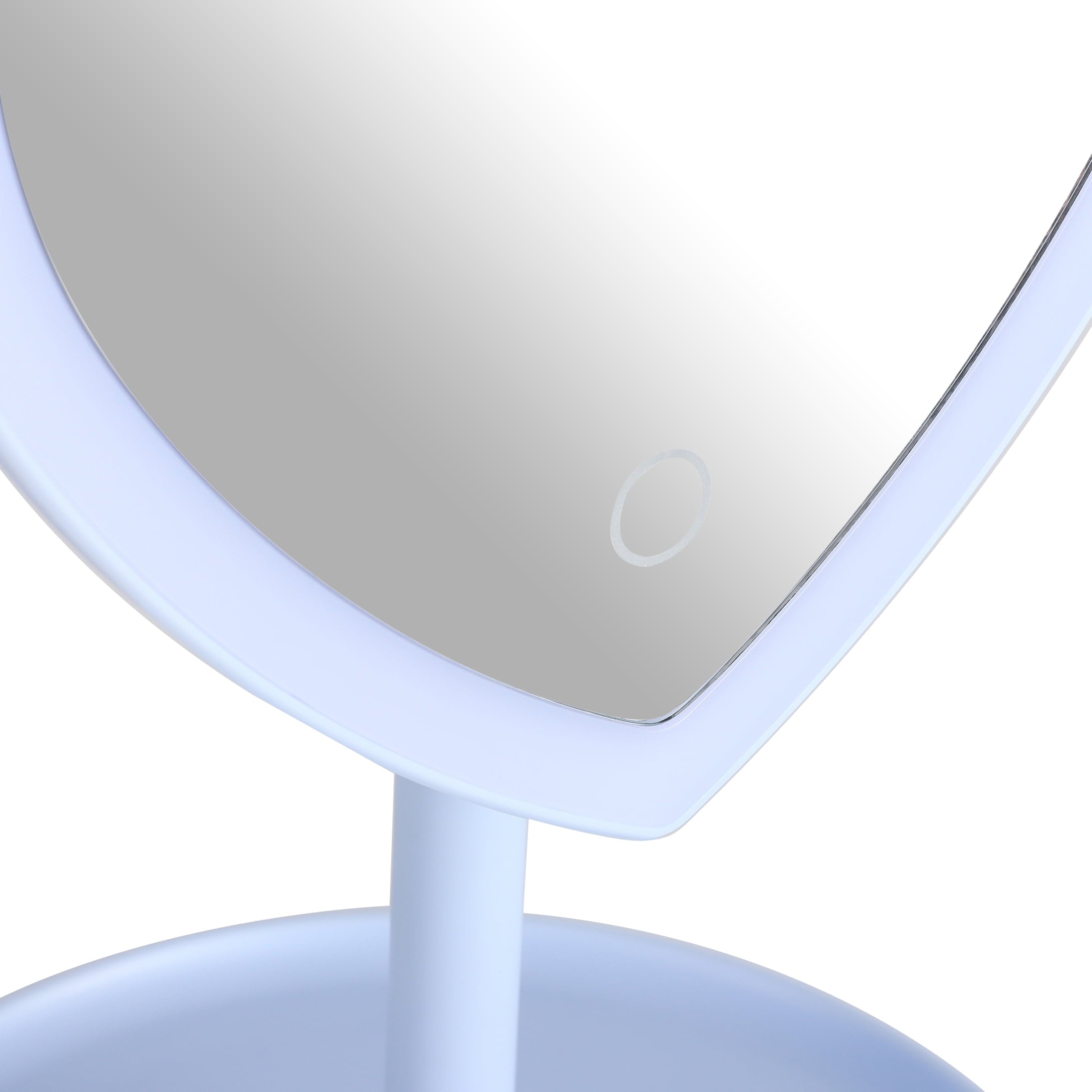 Vinmora™ 11.26" Tall Light Blue Plastic Frame Tabletop Heart - Premium Bedding & Home by Vinmora™