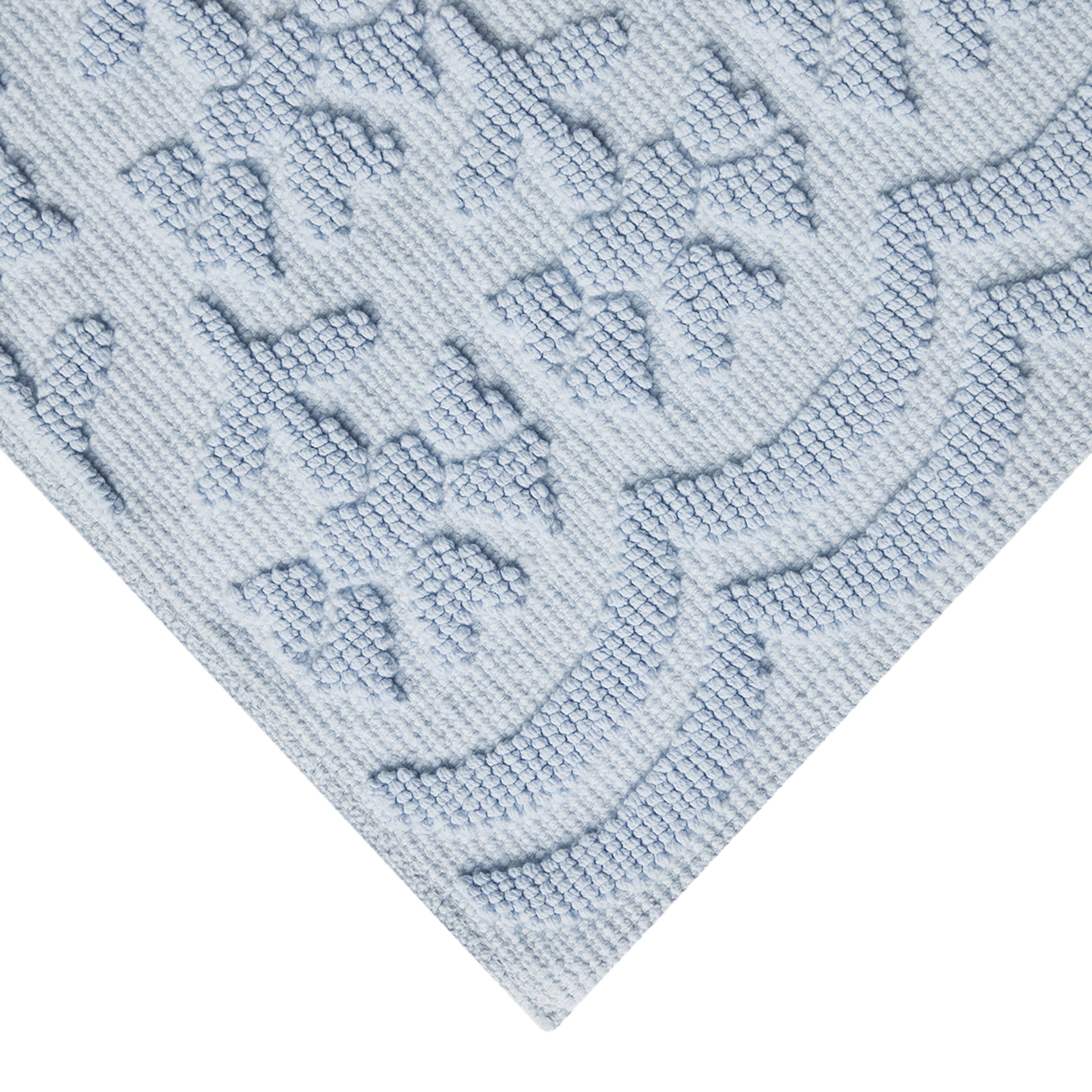 Vinmora™ Floral Block Scallop 2 Piece Bath Rug Set - Premium Bedding & Home by Vinmora™