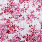 Vinmora™ Betsey Johnson Floral Vineyard Pink Reversible Full/Queen Quilt - Premium Comforter Set by Vinmora™