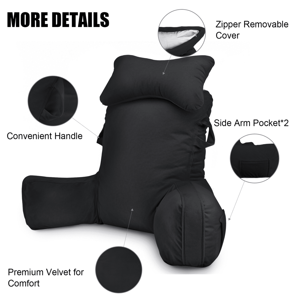 Vinmora™ PHOGARY 31inch Reading Pillow for Bed Backrest with - Premium Pillow by Vinmora™