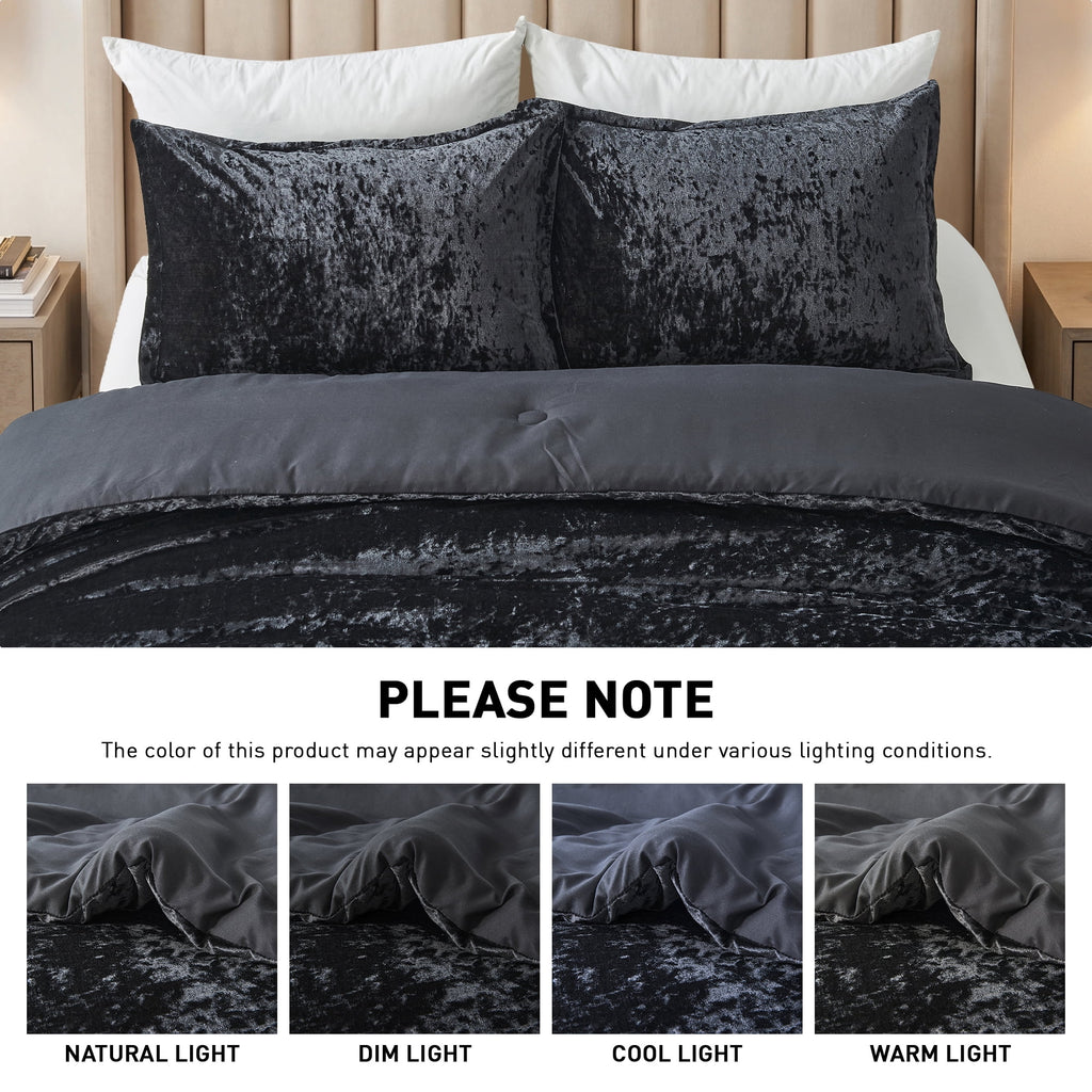 Vinmora™ Regency Heights Full/Queen Cozy Velvet Comforter Sets, Luxury - Premium Comforter Set by Vinmora™