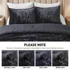 Vinmora™ Regency Heights Full/Queen Cozy Velvet Comforter Sets, Luxury - Premium Comforter Set by Vinmora™