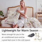 Vinmora™ Green Essen 3 Pcs Quilt Sets, Lightweight Microfiber - Premium Comforter Set by Vinmora™