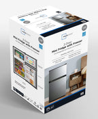 Vinmora™ 3.2 Cu Ft 2-Door Compact Refrigerator with Freezer - Premium Bedding & Home by Vinmora™