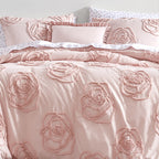Vinmora™ Betsey Johnson Rambling Rose Pink Twin Duvet Cover - Premium Comforter Set by Vinmora™