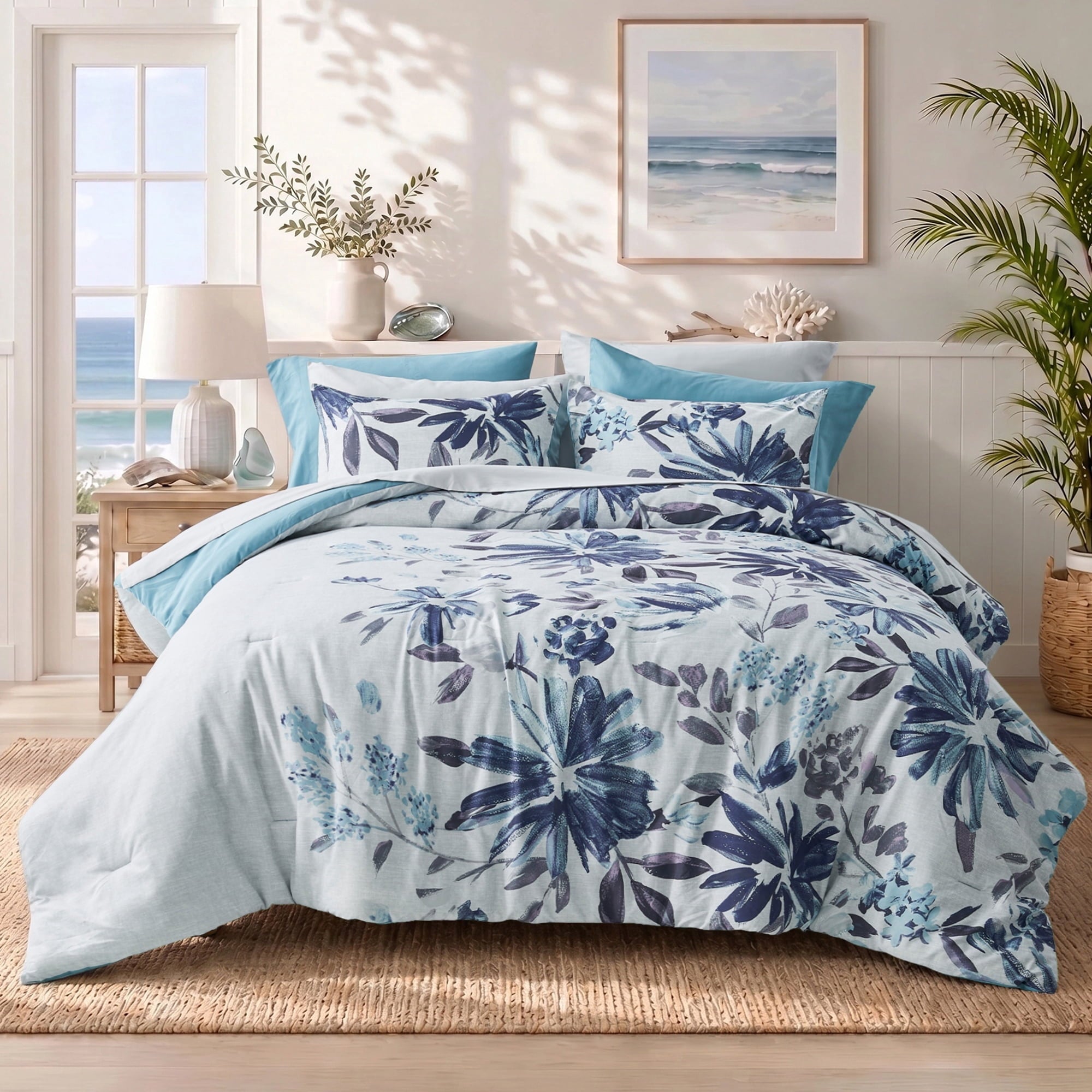 Vinmora™ Regency Heights Queen Size Comforter Set with Sheets - Premium Comforter Set by Vinmora™