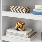 Vinmora™ Framed 3-Shelf Bookcase with Adjustable Shelves, White - Premium Bedding & Home by Vinmora™