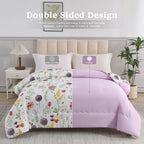 Vinmora™ Jessy Home 1 Piece Queen Comforter Floral Comforter - Premium Comforter Set by Vinmora™