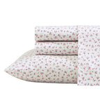 Vinmora™ Betsey Johnson Baby Buds Pink Cotton Percale Queen - Premium Sheet Set by Vinmora™