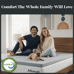 Vinmora™ 2" GlacierRest® with Graphite Memory Foam Mattress Topper - Premium Mattress Protector & Topper by Vinmora™