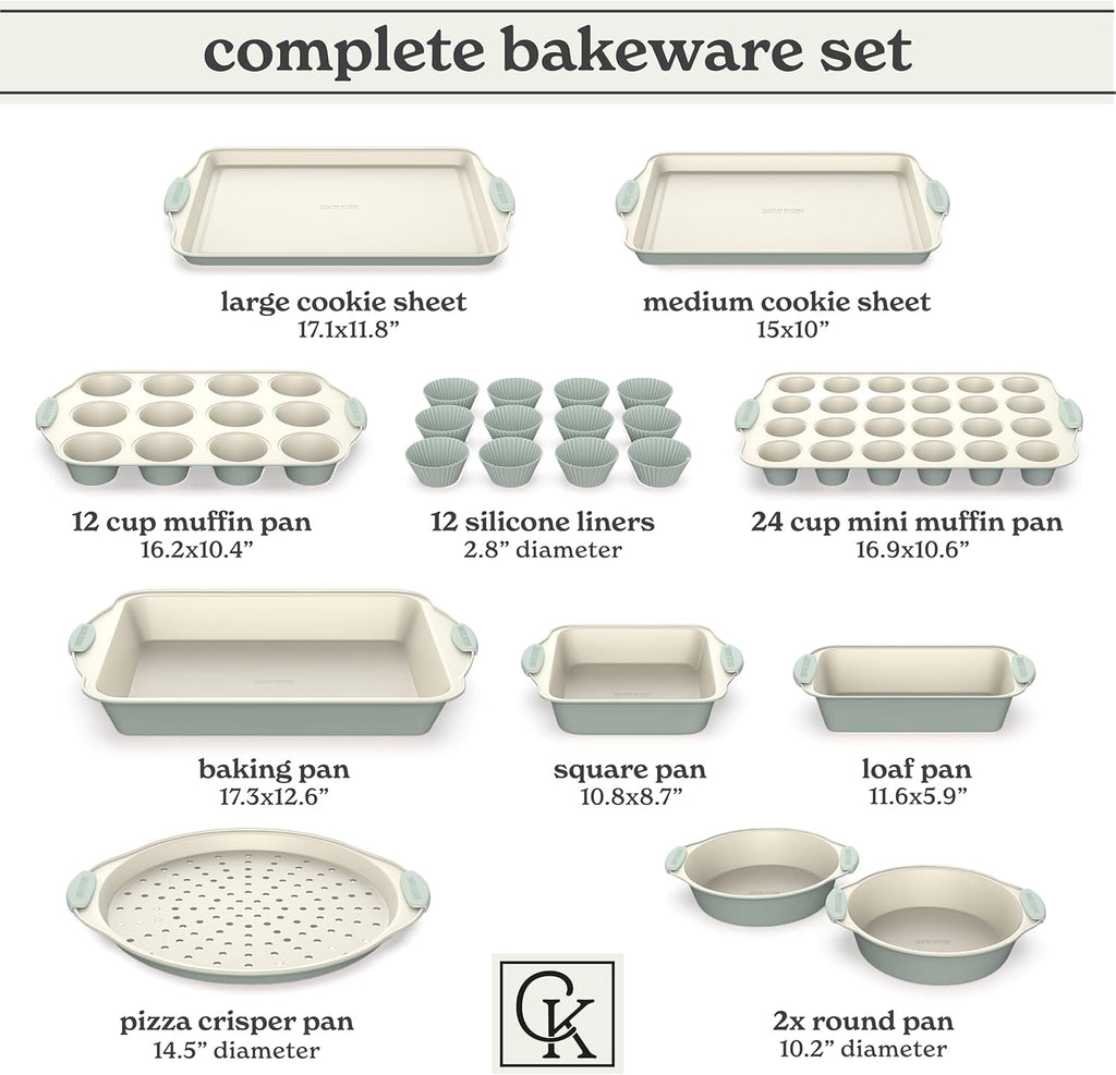 Vinmora™ Country Kitchen Bakeware Set, 10-Piece Nonstick Stackable Baking - Premium Kitchen Appliance by Vinmora™