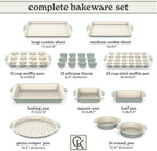 Vinmora™ Country Kitchen Bakeware Set, 10-Piece Nonstick Stackable Baking - Premium Kitchen Appliance by Vinmora™