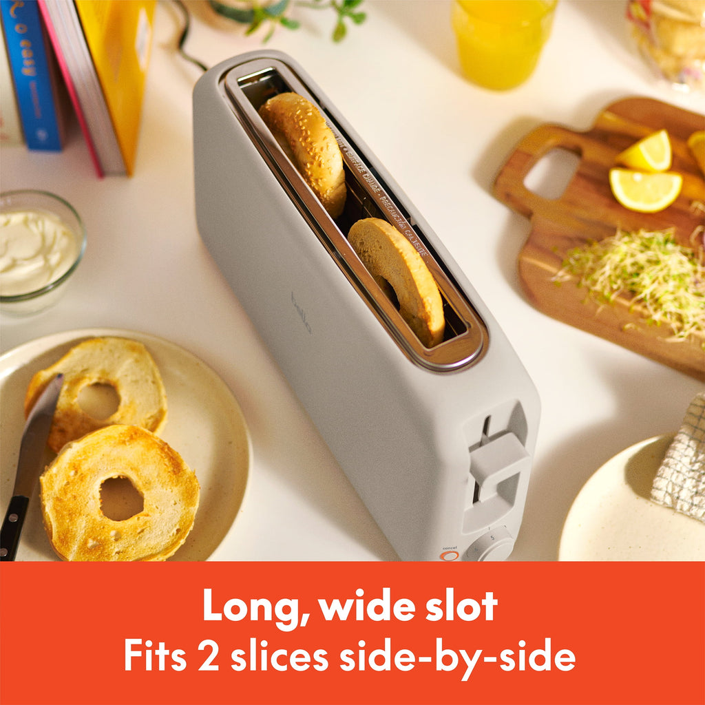 Vinmora™ bella 2-Slice Slim Toaster with Extra Long Slot - Premium Kitchen Appliance by Vinmora™