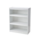 Vinmora™ Framed 3-Shelf Bookcase with Adjustable Shelves, White - Premium Bedding & Home by Vinmora™