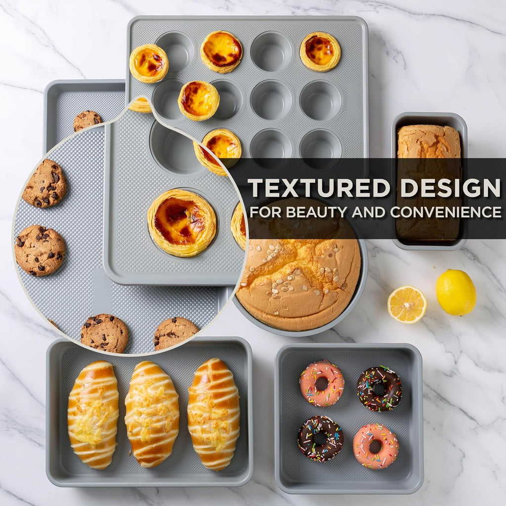 Vinmora™ Country Kitchen Heavy Duty Baking Pans Bakeware Set - Premium Kitchen Appliance by Vinmora™