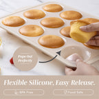 Vinmora™ COOK WITH COLOR 17-Pc Silicone Baking Set, Non - Premium Kitchen Appliance by Vinmora™