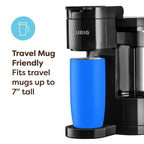Vinmora™ K-Express Essentials Black Single-Serve K-Cup Pod Coffee Maker - Premium Bedding & Home by Vinmora™