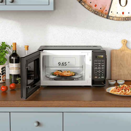 Vinmora™ 0.7 Cu ft Countertop Microwave Oven, 700 Watts - Premium Bedding & Home by Vinmora™