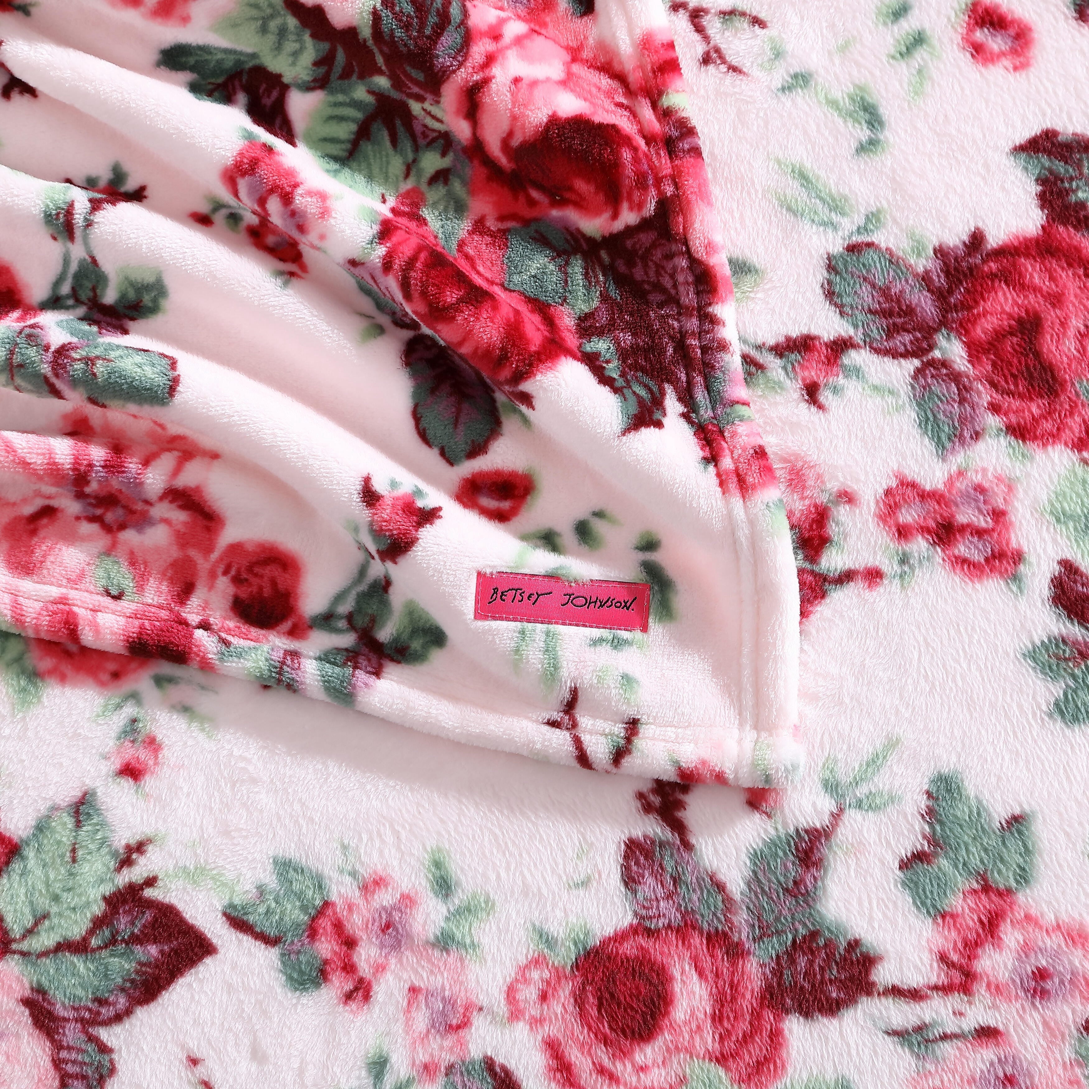 Vinmora™ Betsey Johnson Vintage Floral Light Pink & Pink - Premium Bedding & Home by Vinmora™