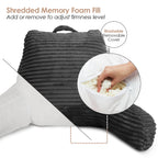 Vinmora™ Nestl Backrest Reading Pillow, Back Support Pillow with - Premium Pillow by Vinmora™
