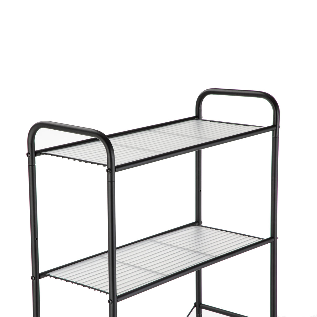 Vinmora™ Over-the-Toilet Steel Storage Unit with 3 Shelves and - Premium Bedding & Home by Vinmora™