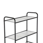 Vinmora™ Over-the-Toilet Steel Storage Unit with 3 Shelves and - Premium Bedding & Home by Vinmora™
