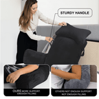 Vinmora™ PHOGARY 31inch Reading Pillow for Bed Backrest with - Premium Pillow by Vinmora™