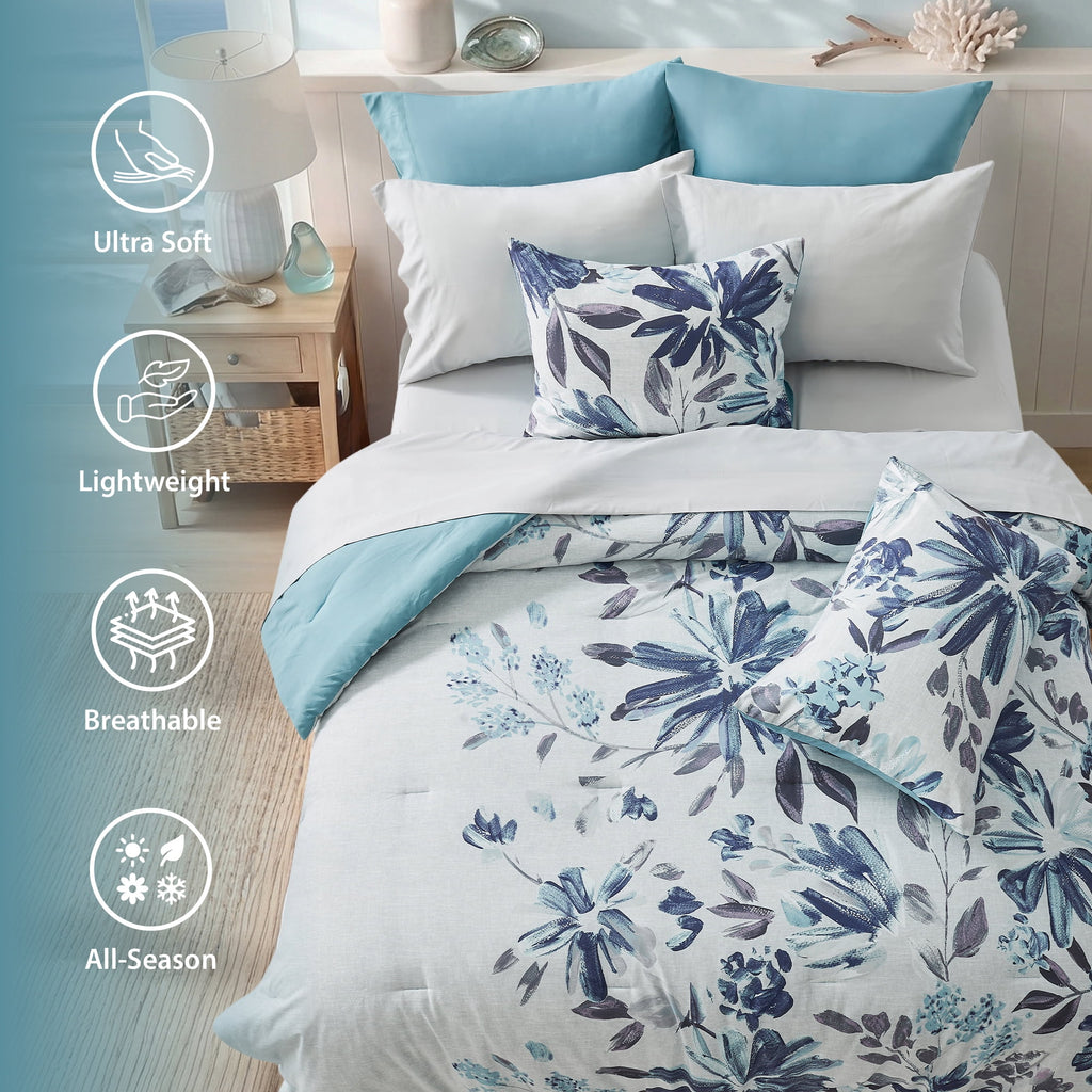 Vinmora™ Regency Heights Queen Size Comforter Set with Sheets - Premium Comforter Set by Vinmora™