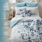 Vinmora™ Regency Heights Queen Size Comforter Set with Sheets - Premium Comforter Set by Vinmora™