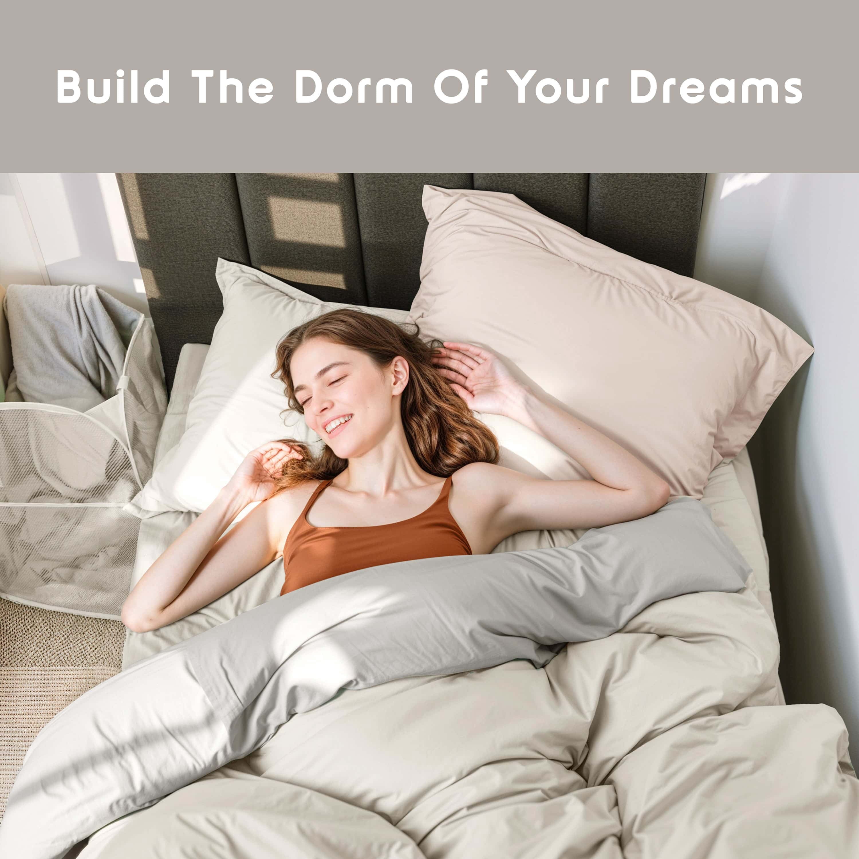 Vinmora™ Virtu Back to College Dorm Room Essentials, Twin - Premium Comforter Set by Vinmora™