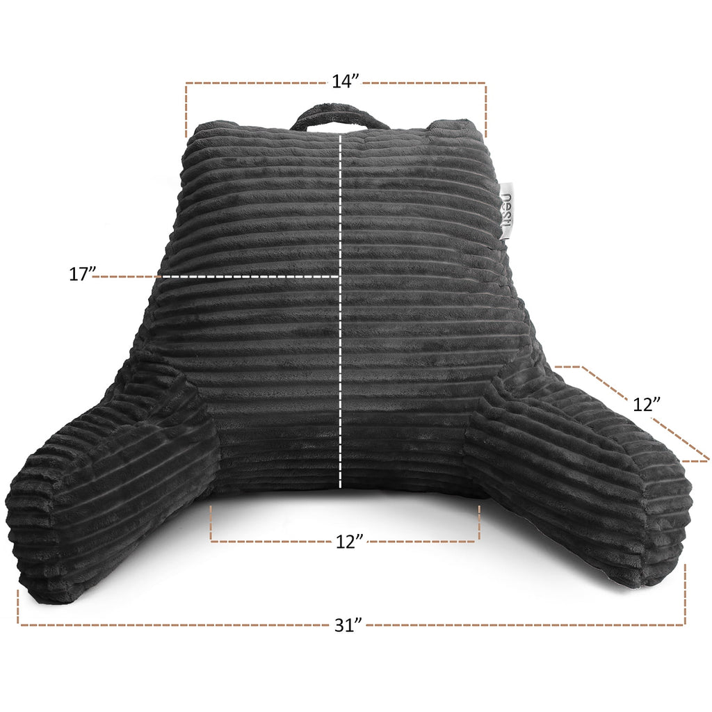 Vinmora™ Nestl Backrest Reading Pillow, Back Support Pillow with - Premium Pillow by Vinmora™