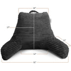 Vinmora™ Nestl Backrest Reading Pillow, Back Support Pillow with - Premium Pillow by Vinmora™