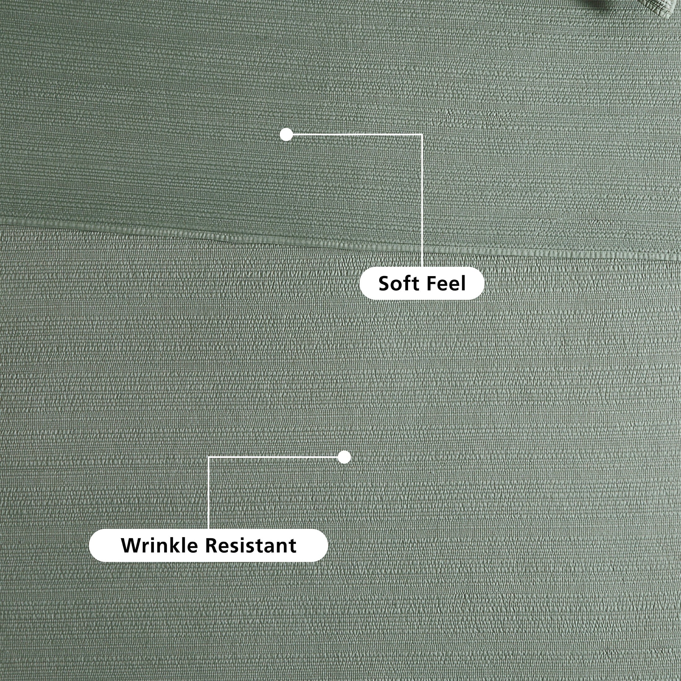 Vinmora™ Garment Washed Stripe Quilt, Full/Queen, Light Green, Soft - Premium Comforter Set by Vinmora™