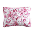 Vinmora™ Betsey Johnson Floral Vineyard Pink Reversible Full/Queen Quilt - Premium Comforter Set by Vinmora™