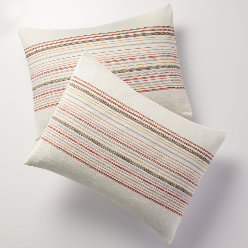 Vinmora™ 3-Piece Red Yarn Dye Stripe Comforter Set, Full/Queen - Premium Comforter Set by Vinmora™