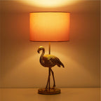 Vinmora™ Home Decor Collection Pink Flamingo Brass Table Lamp - Premium Bedding & Home by Vinmora™