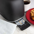 Vinmora™ Rae Dunn 2-Slice Toaster, Stainless Steel with 6 - Premium Kitchen Appliance by Vinmora™