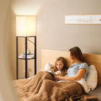 Vinmora™ SUNMORY 63'' Floor Lamps with Shelves, Home Standing - Premium Bedding & Home by Vinmora™