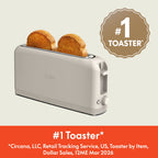 Vinmora™ bella 2-Slice Slim Toaster with Extra Long Slot - Premium Kitchen Appliance by Vinmora™