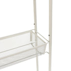 Vinmora™ Slim 3-Tier Rolling Bathroom Storage Cart with Hooks - Premium Bedding & Home by Vinmora™