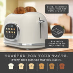Vinmora™ Rae Dunn Toaster, Digital Retro Stainless Steel with - Premium Kitchen Appliance by Vinmora™
