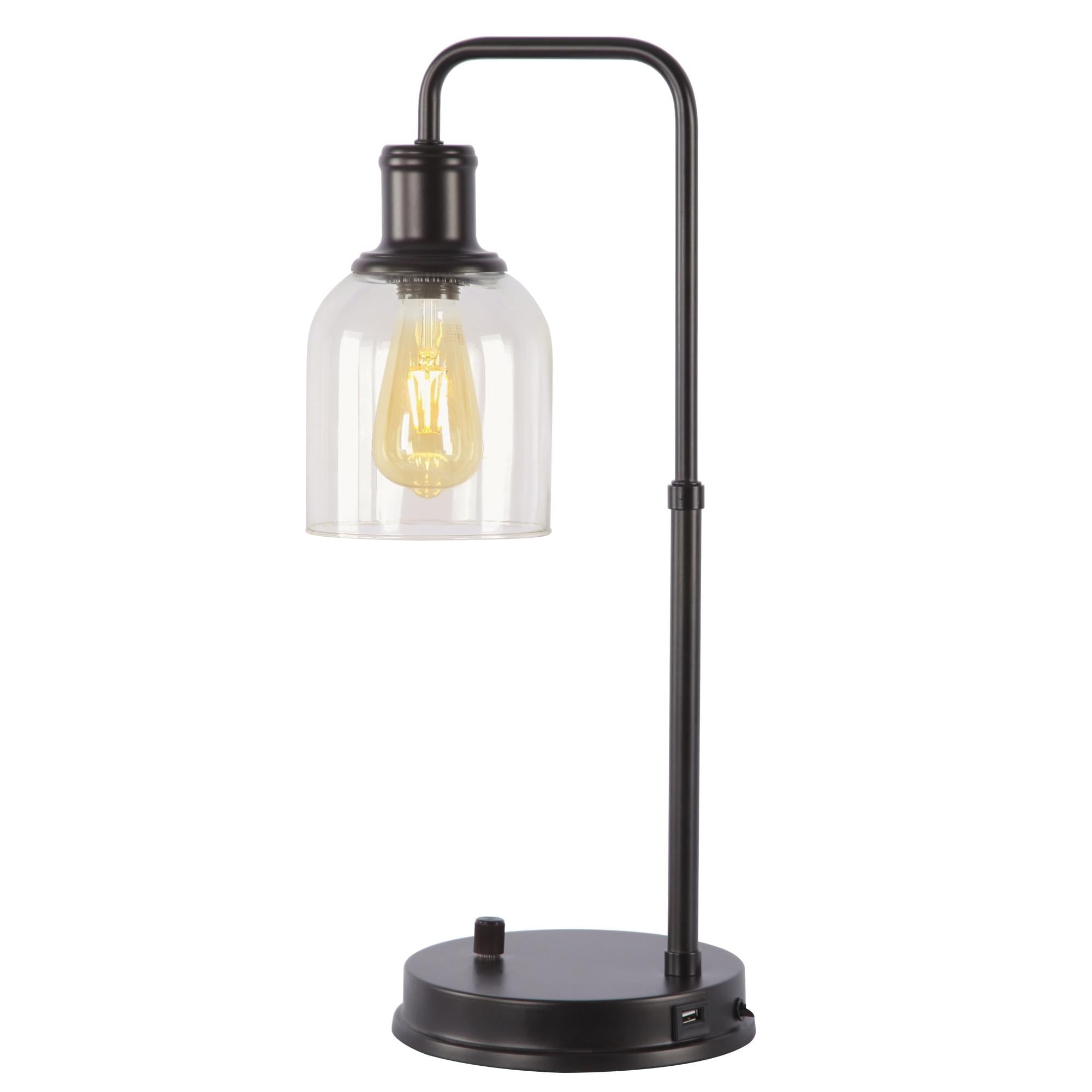 Vinmora™ 20.5 in Height Bronze Metal Desk Lamp with - Premium Bedding & Home by Vinmora™