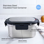 Vinmora™ 33 oz Insulated Stainless Steel Lunch Box Food - Premium Bedding & Home by Vinmora™