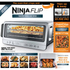 Vinmora™ Flip Toaster Oven & Air Fryer, 8-in-1 Functionality - Premium Kitchen Appliance by Vinmora™