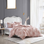 Vinmora™ Betsey Johnson Rambling Rose Pink Twin Duvet Cover - Premium Comforter Set by Vinmora™